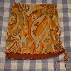 Wild Fable Vibrant 'Retro' Skirt